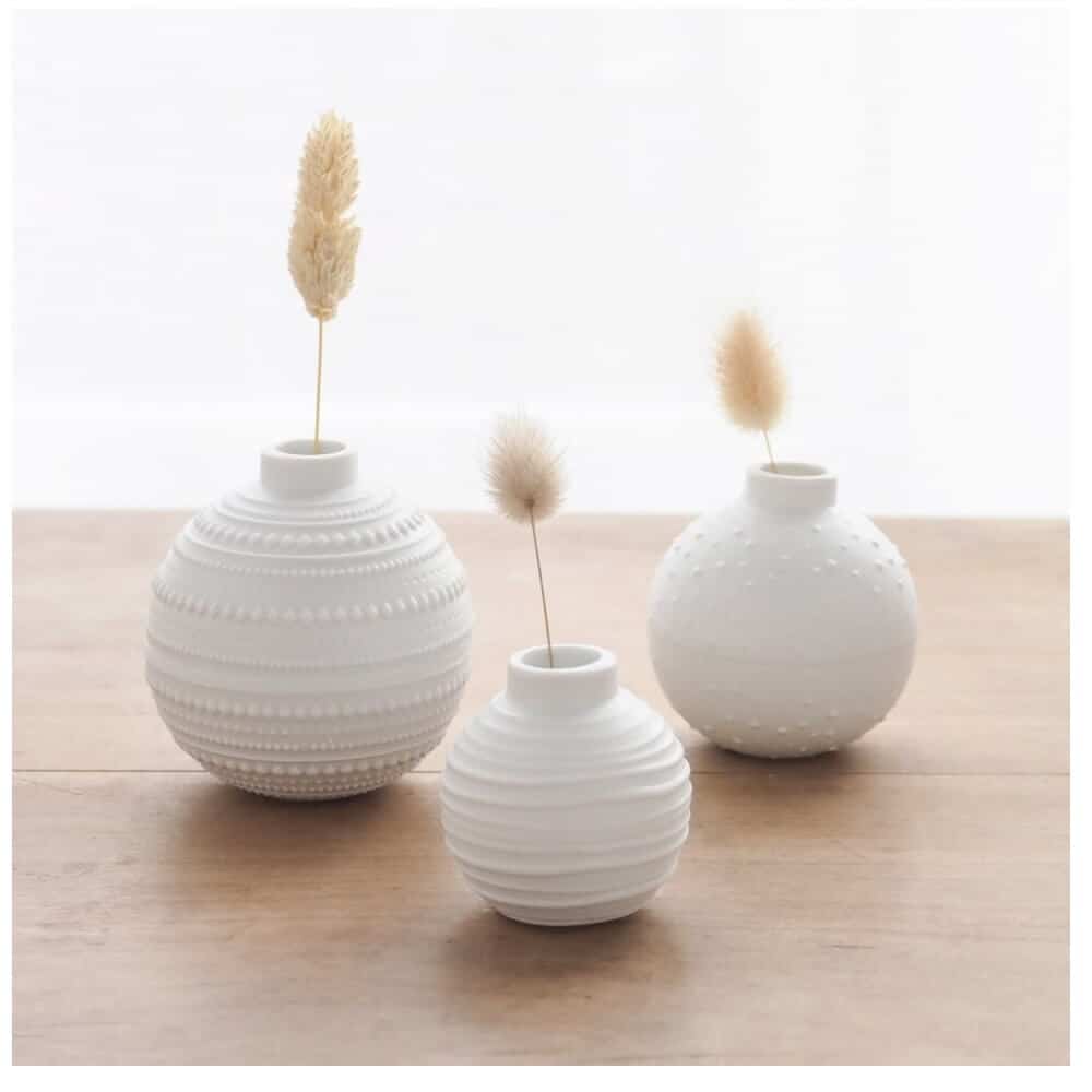 3 Mini vases Boule - Räder