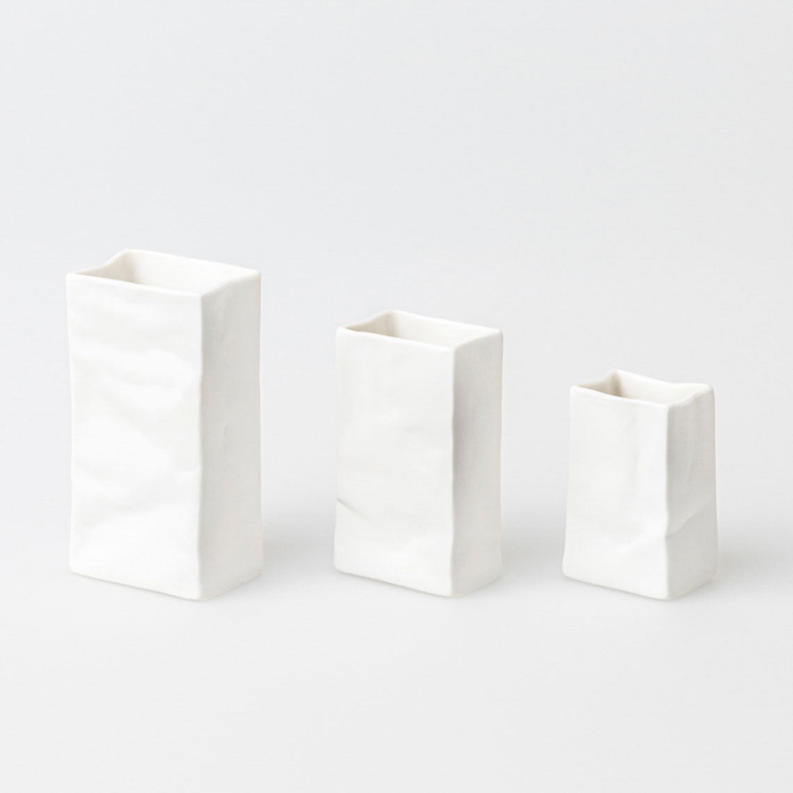 3 Mini Vases - Sac froissé - Räder