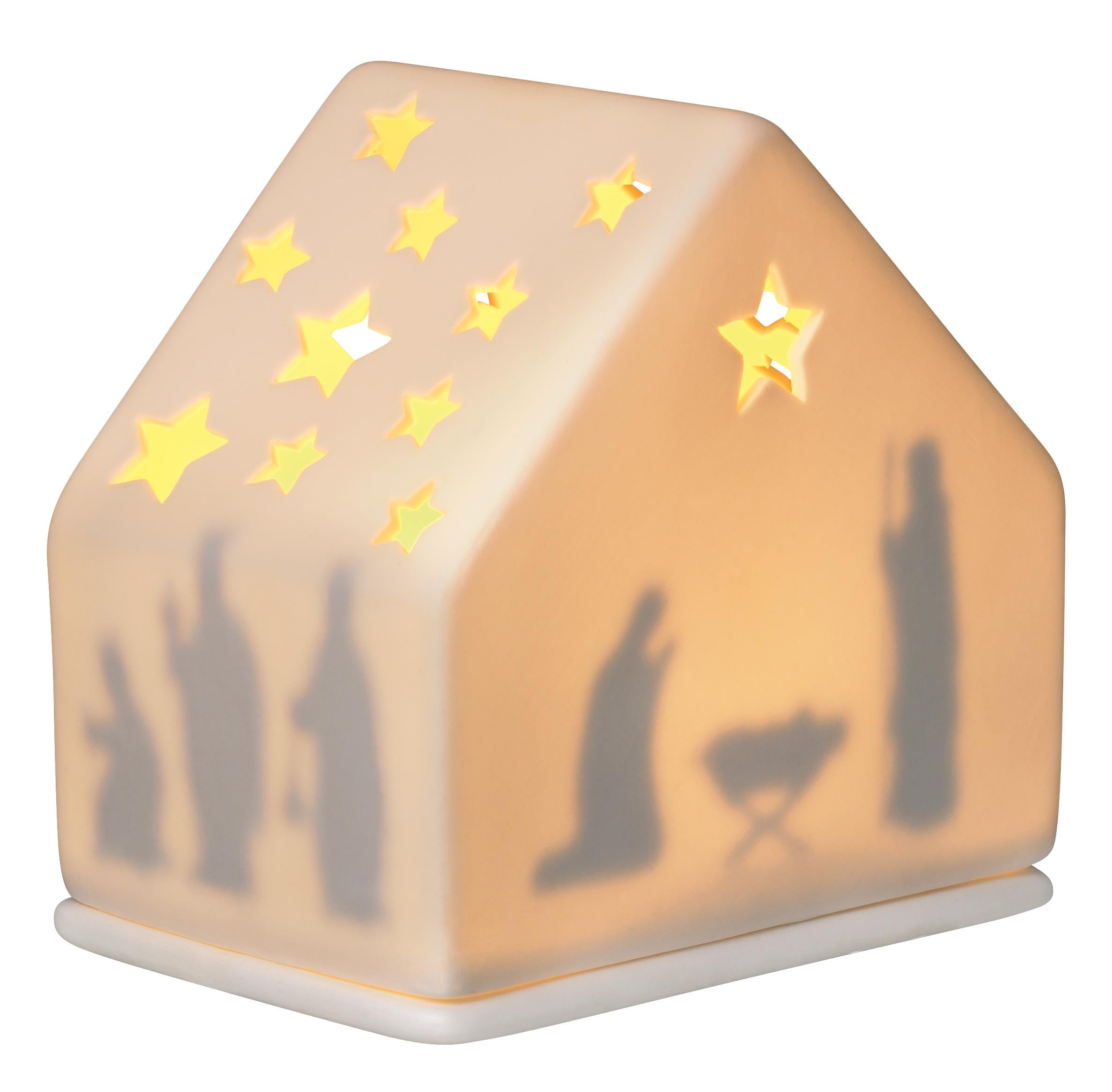 Photophore Maison - Crèche étoilée