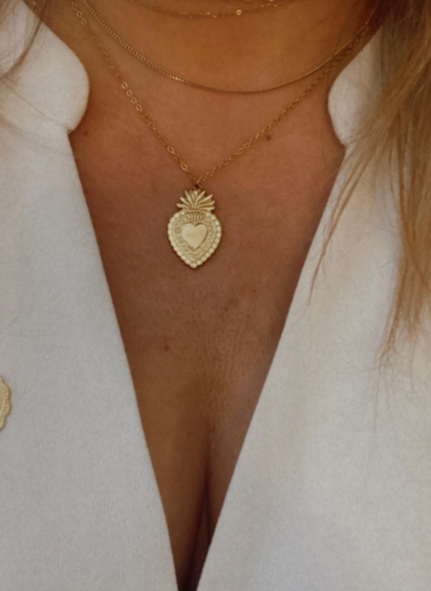 Collier "Coeur sacré" - & + de plaisirs