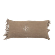 coussin lin brodé benjy bed and philosophy