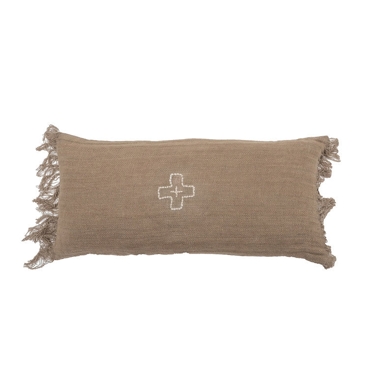 coussin lin brodé benjy bed and philosophy