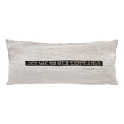 coussin dispute lin bed and philosophy