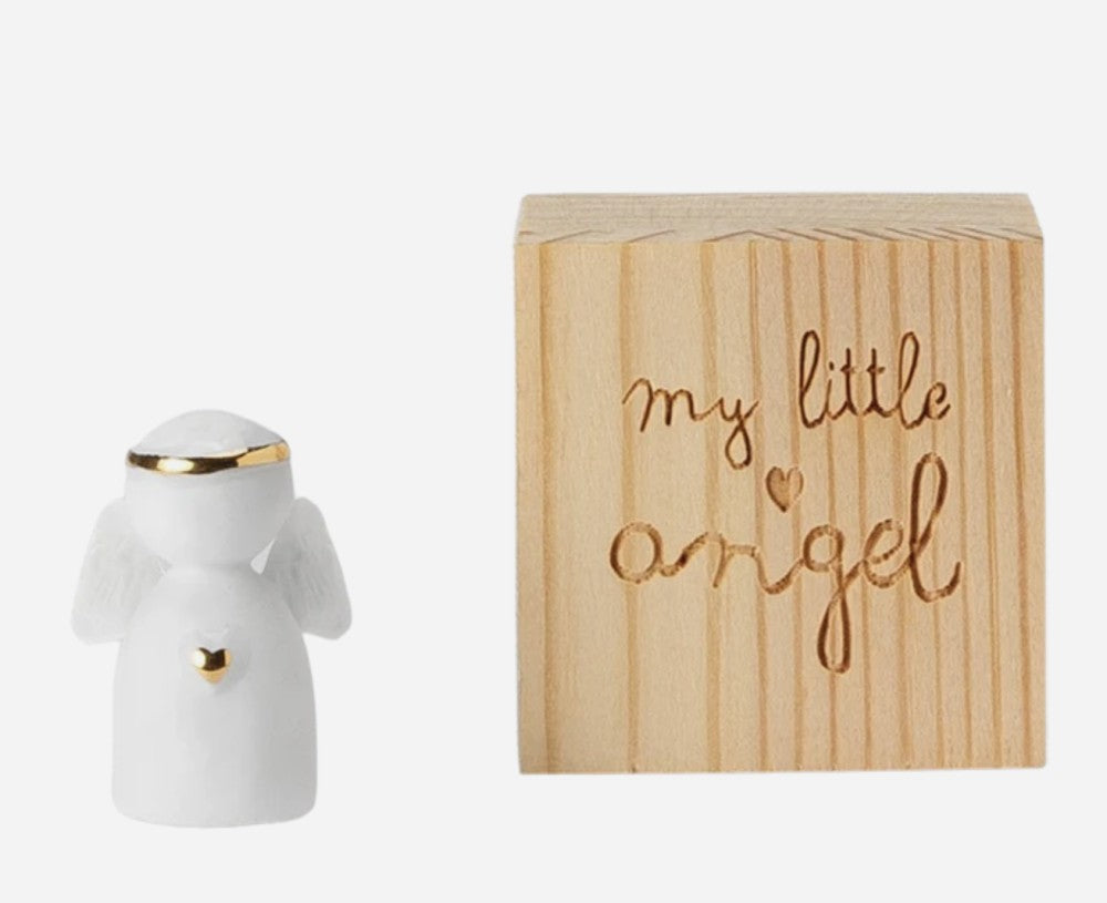 Ange en porcelaine "My little Angel" - Räder