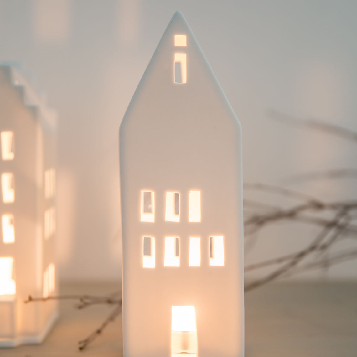 Photophore Maison Haute - 23cm