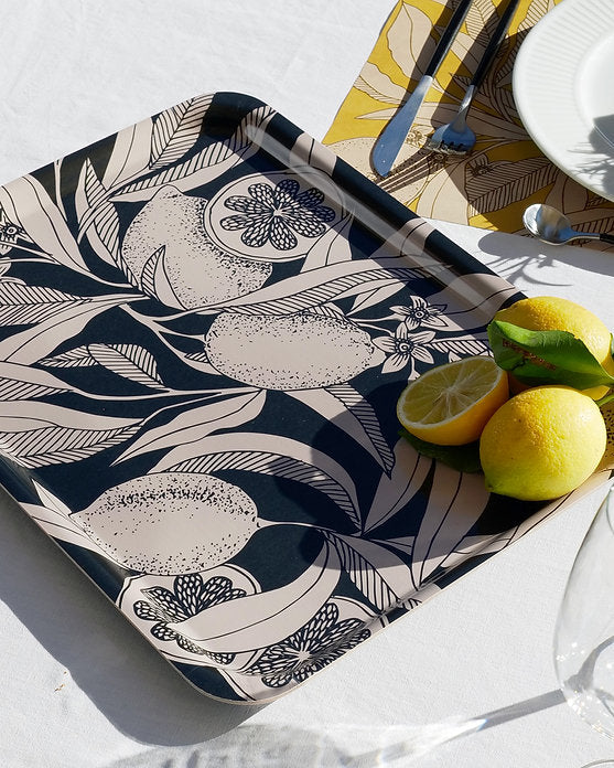 plateau citron le cerisier blanc