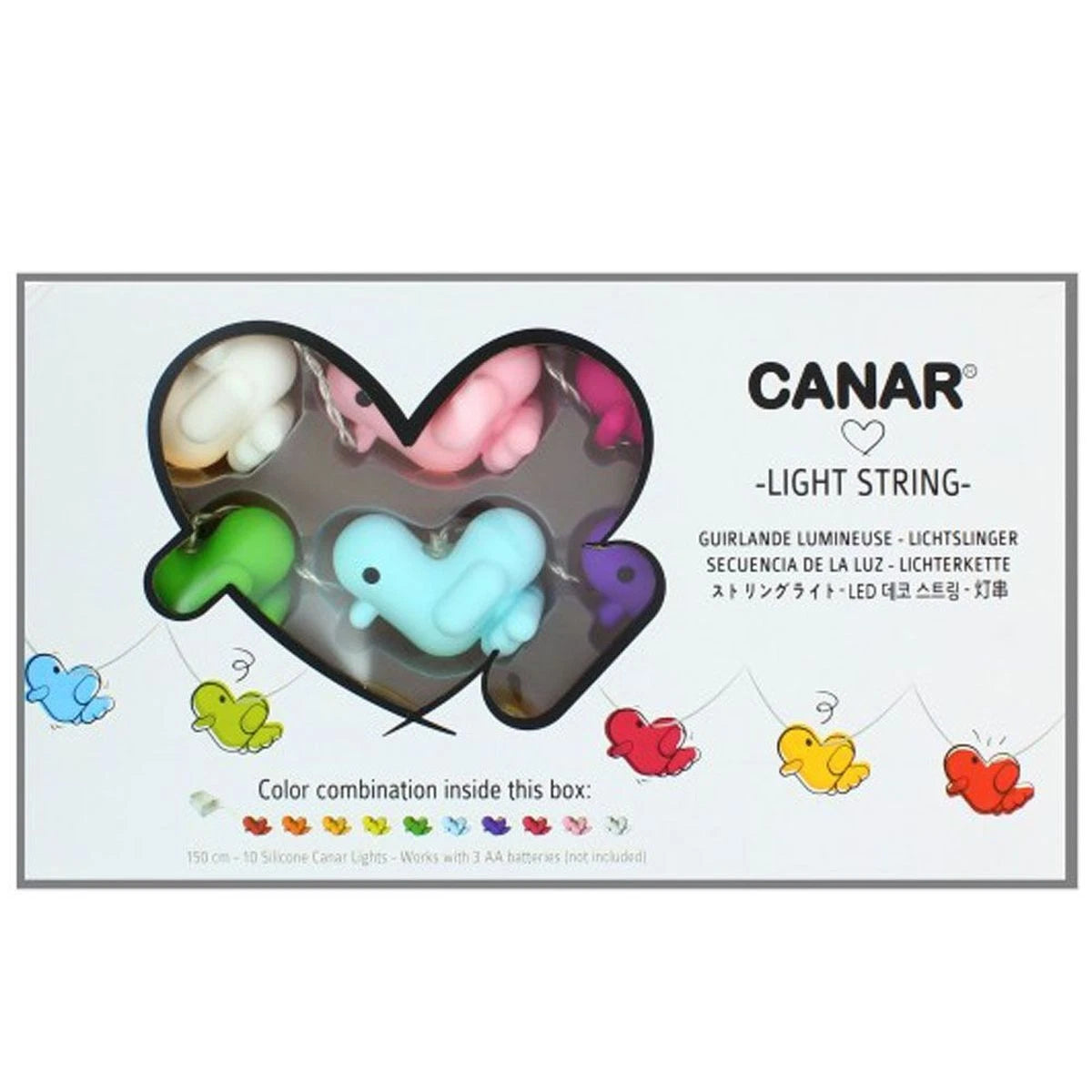 Guirlande lumineuse "Canar" multicolore - Baby watch